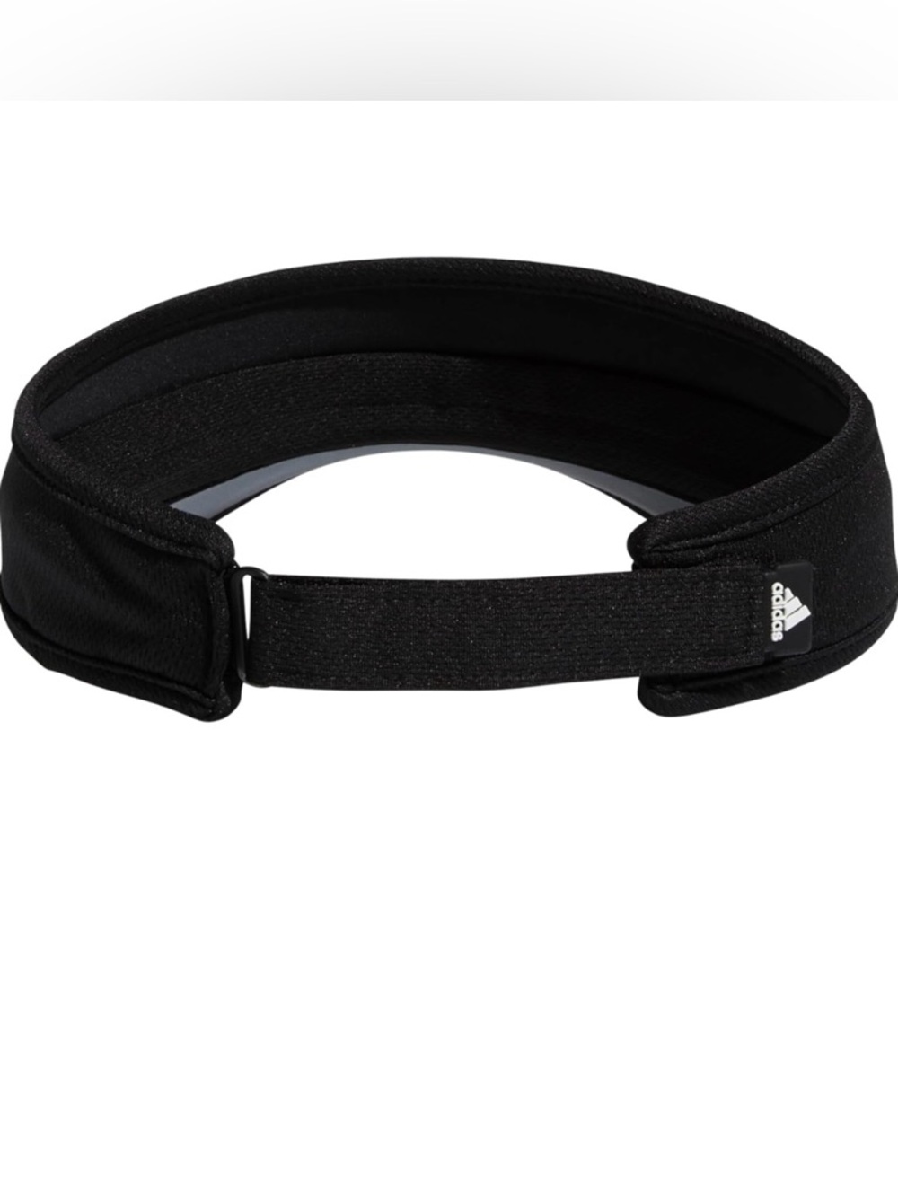 Adidas Black AEROREADY Visor - Reflective Logo - Adjustable OSFA - Picture 5 of 7